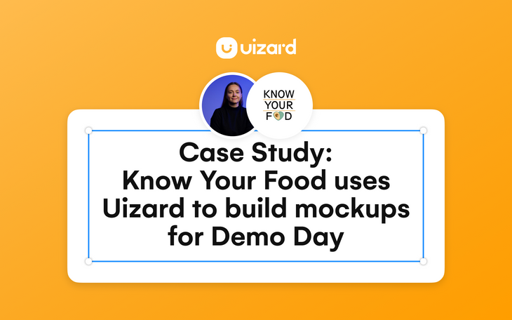 Co-founders create app mockups in 1 hour and a half with Uizard