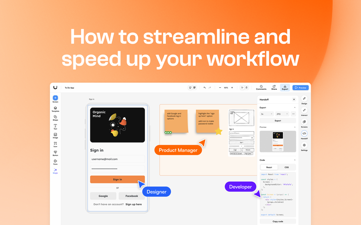 Uizard for product teams: How to streamline and speed up your workflow