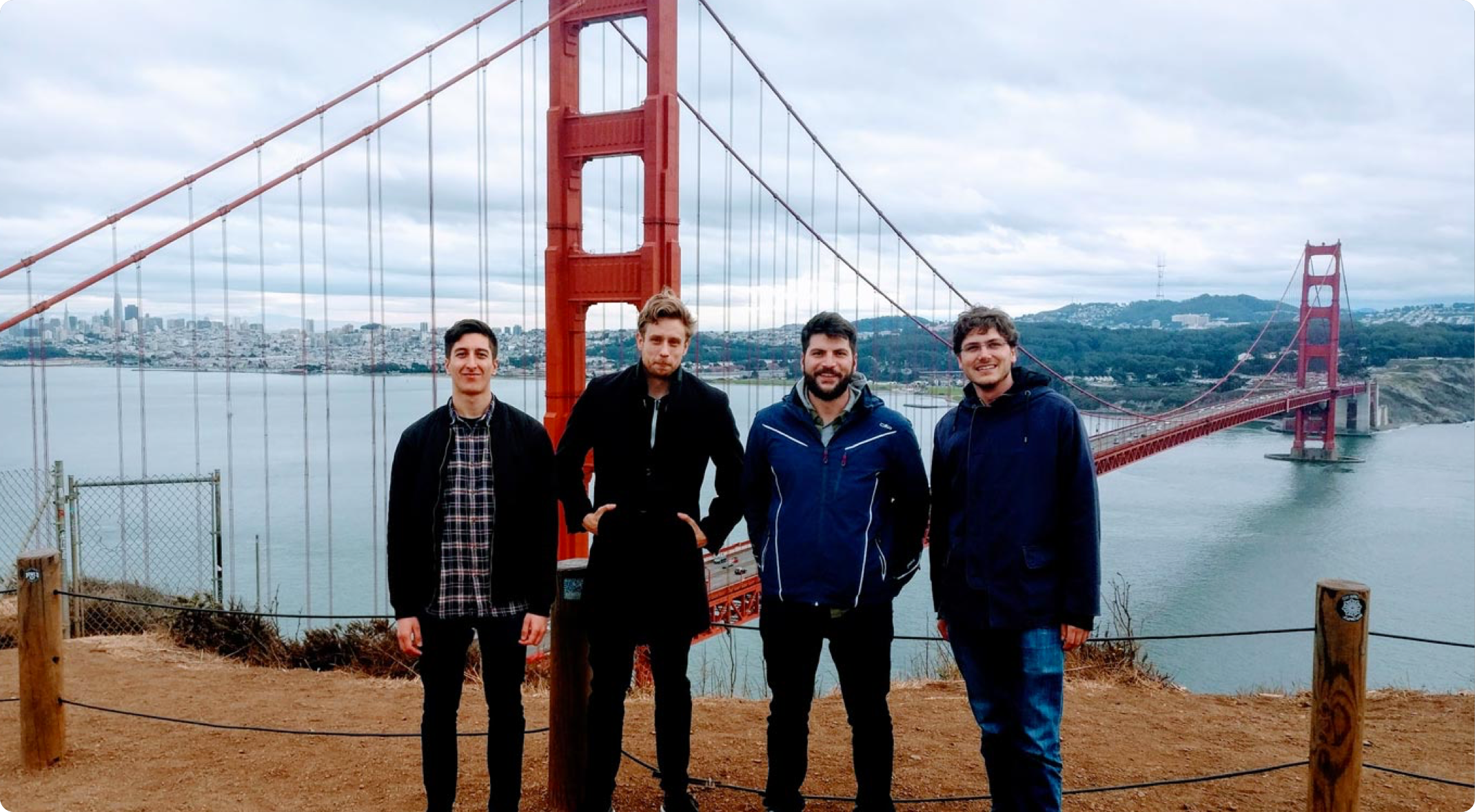 Picture of the Uizard founders in San Francisco