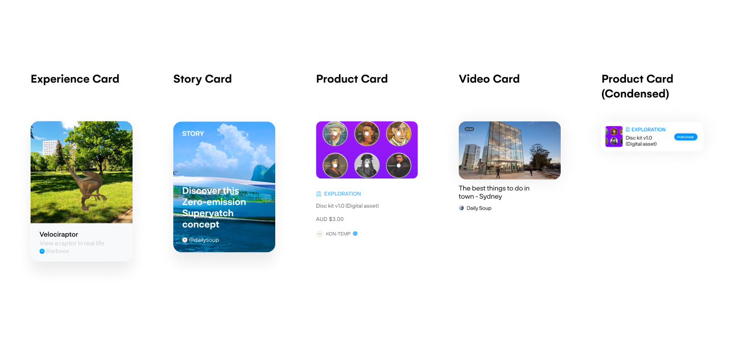 The screens from Uizard are now live in the ARBOOX app