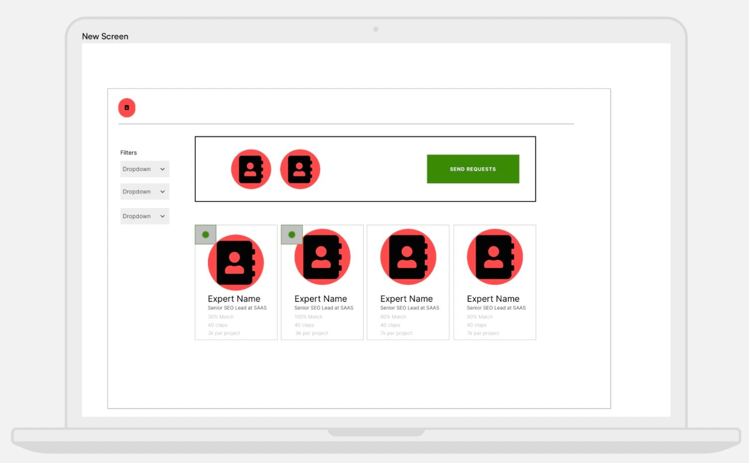 medium fidelity digital product design