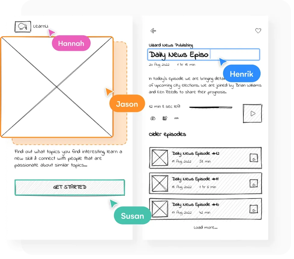 Wireflows Wireframe Flow For Web App Design Uizard