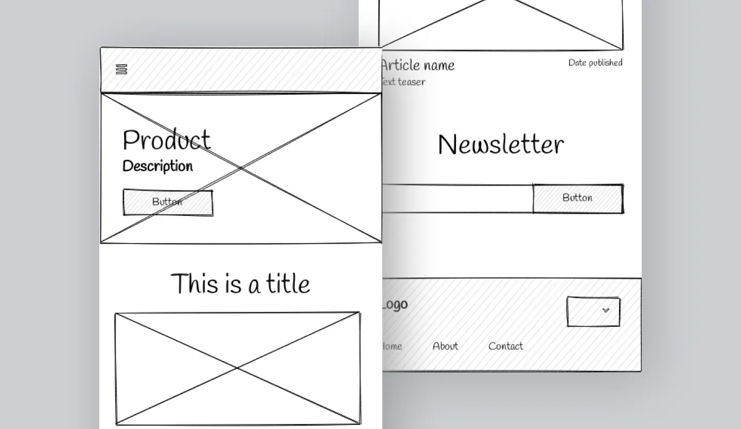 mobile app wireframing template
