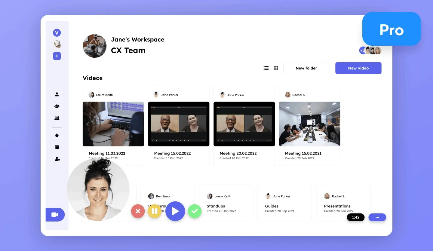 video call web app template