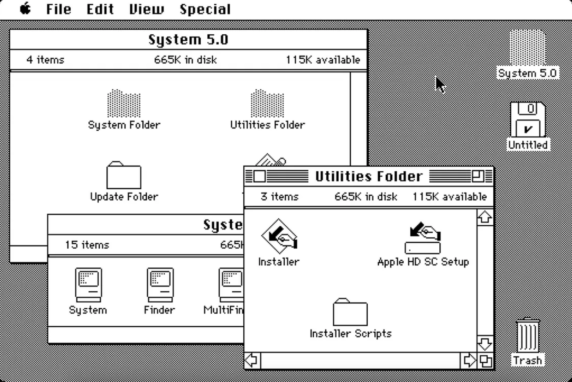 mac gui design 1984