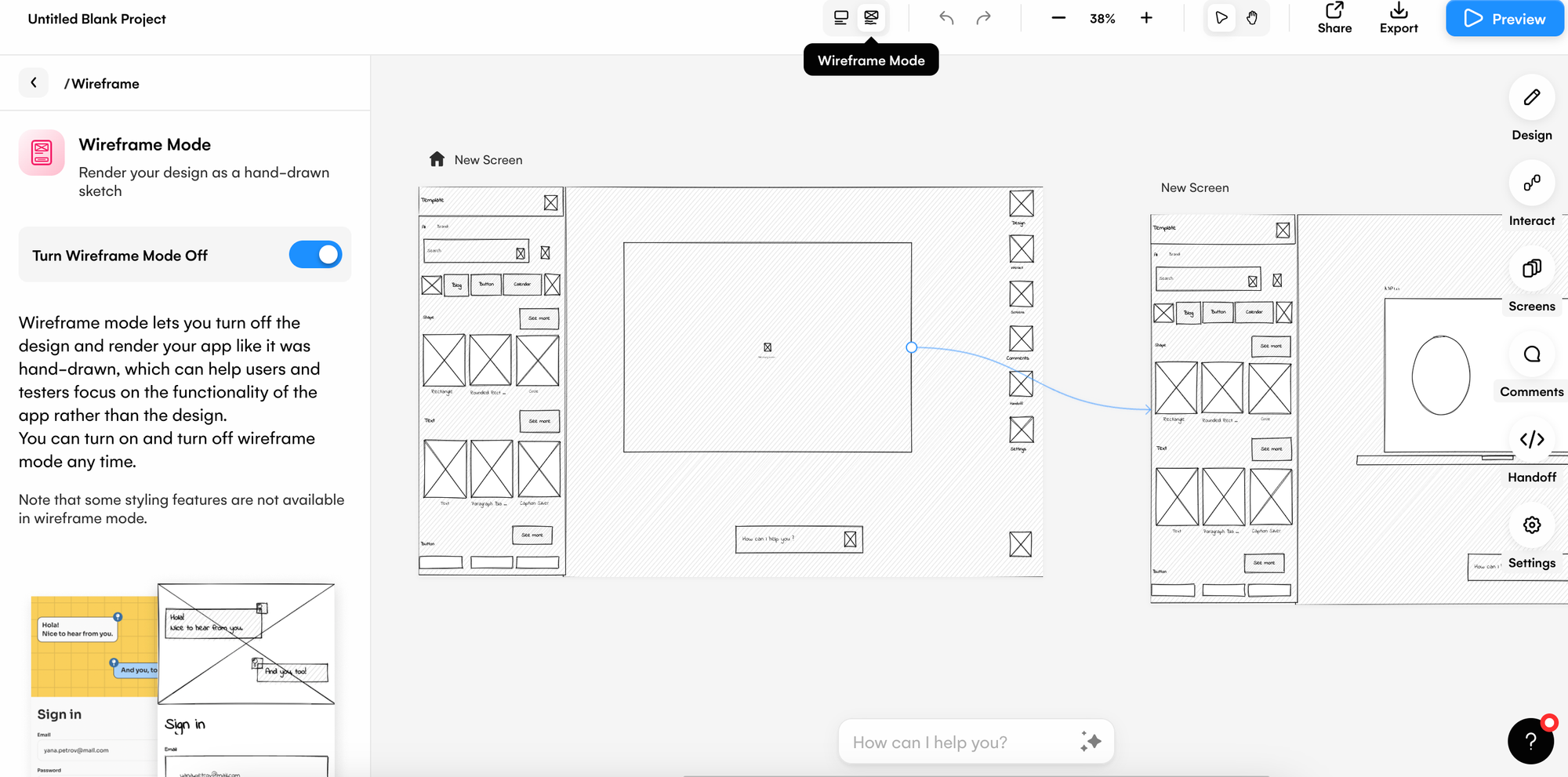 The benefits of Wireframe Mode for product teams