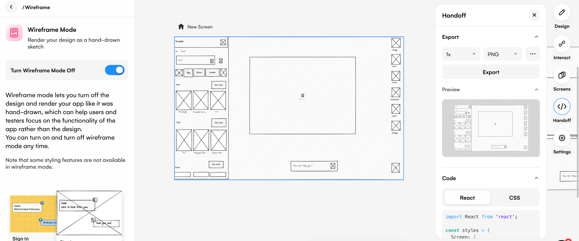 The benefits of Wireframe Mode for product teams