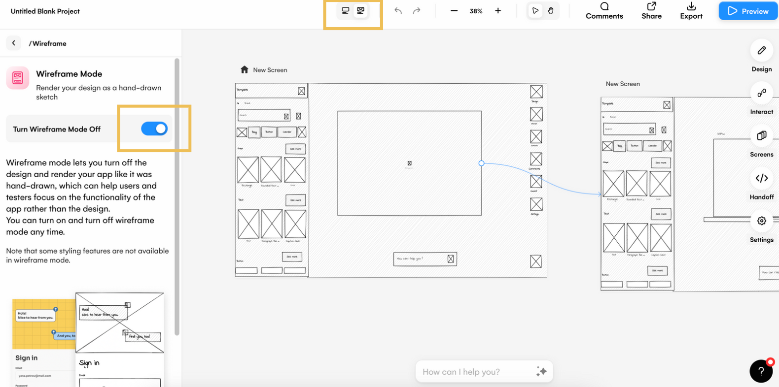 The benefits of Wireframe Mode for product teams