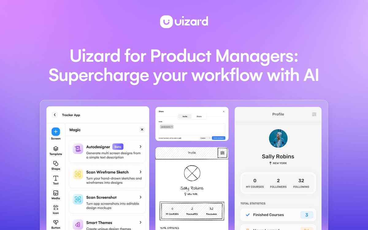 Uizard For Product Managers: Supercharge Your Workflow | Uizard