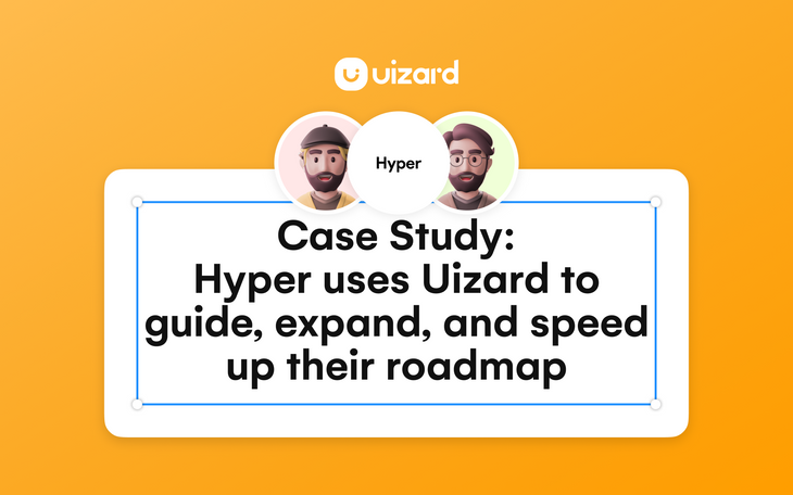 Two Co-Founders develop features for a decentralized hyper-marketplace in Uizard