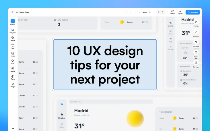 10 UX design tips for your next project