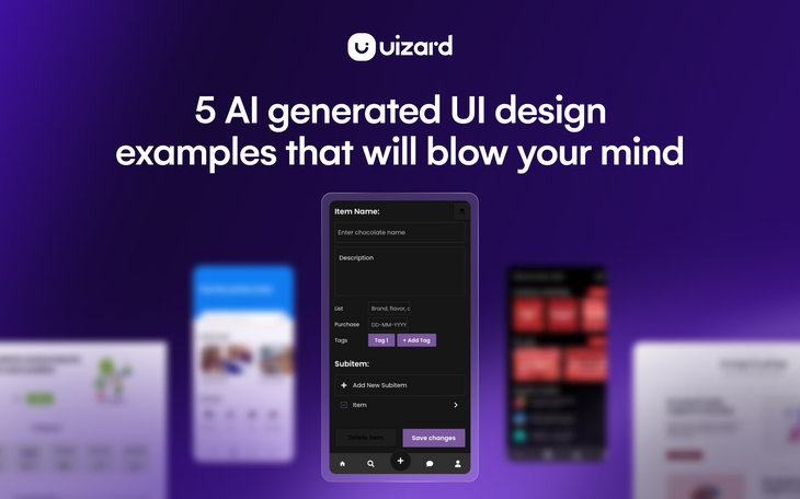 5 AI generated UI designs that will blow your mind