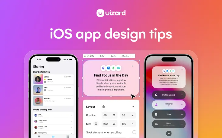 iOS app design tips