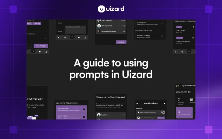 A guide to using prompts in Uizard