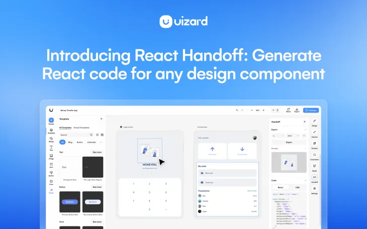 Introducing React Handoff: Generate React code for any design component