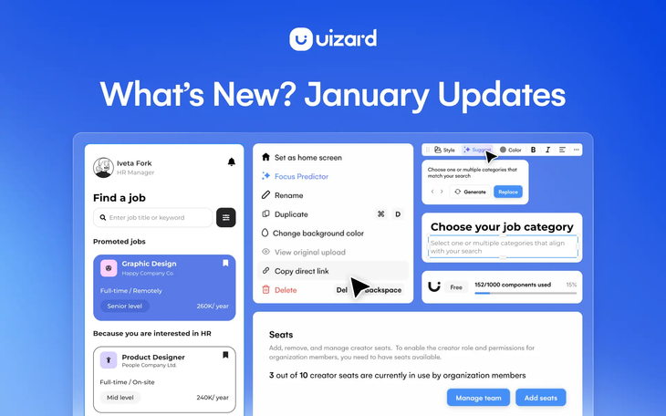What’s New? January Updates