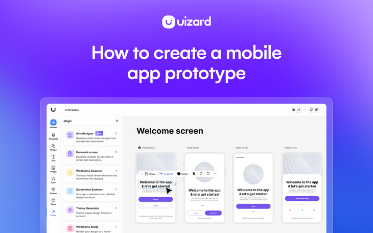 How to create a mobile app prototype