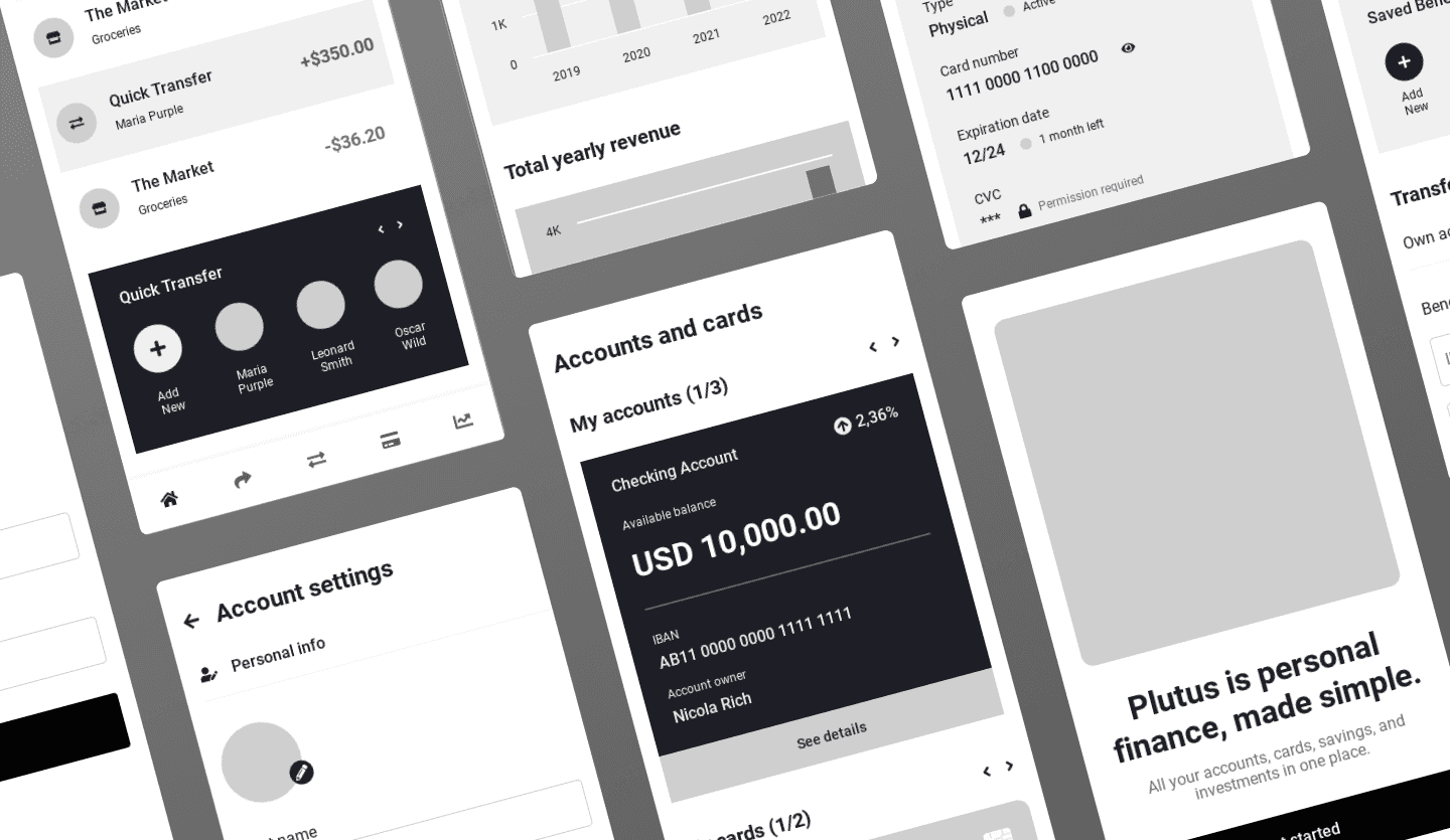 mobile banking app medium fidelity summary