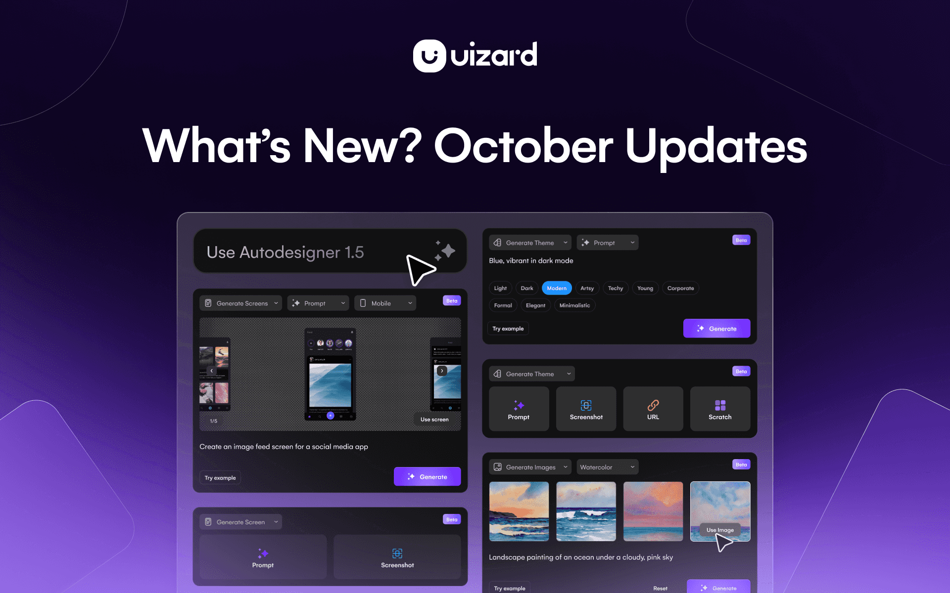 Blog post about the October updates