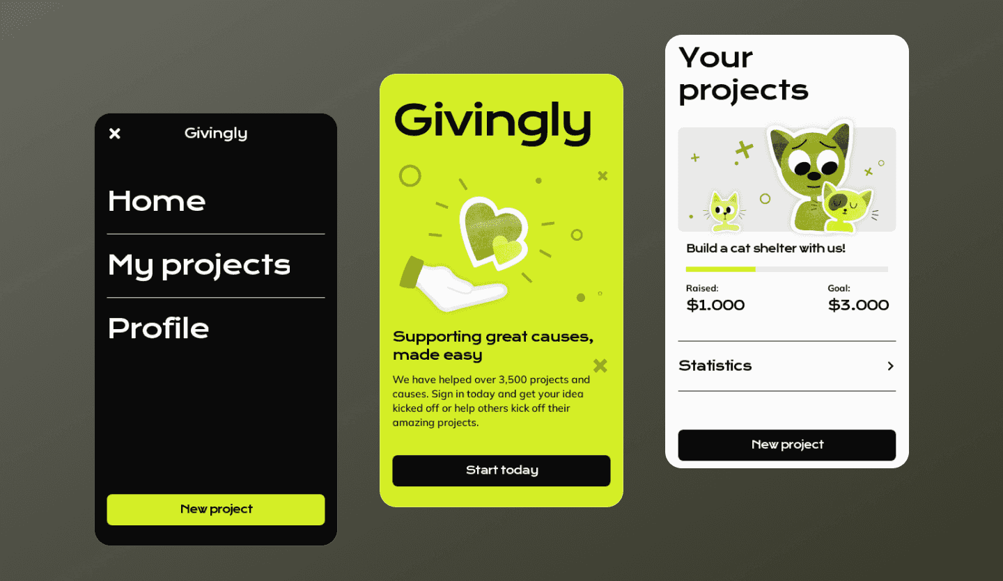 crowdfunding mobile app design summary