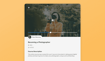 Learning App Template | Uizard
