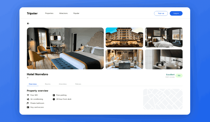 Hotel Booking Website Design Template | Uizard