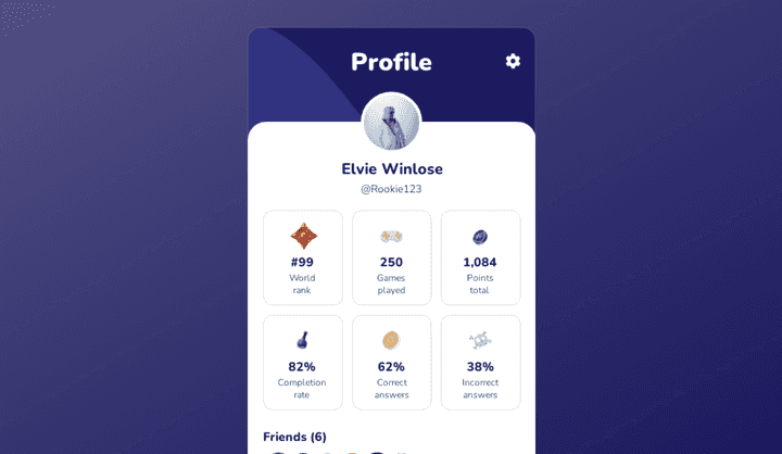 Quiz App UI Design Template | Quiz App UI | Uizard