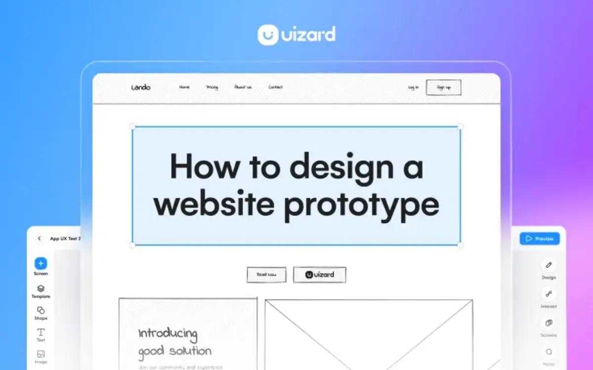design a website prototype blog post