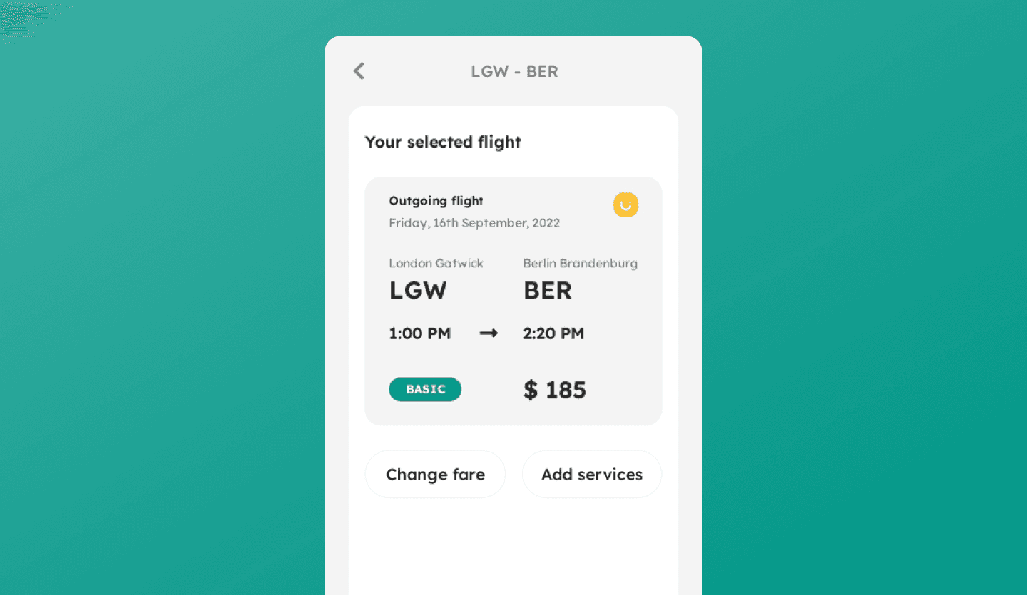 mobile flight ticket app design ticket screen