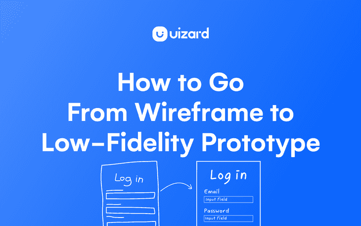 Thumbnail for blog titled How to go from Wireframe to Low-fidelity Prototype