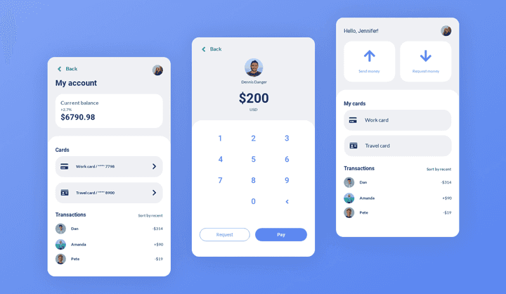 Cash App Template | Cash App Design | Uizard