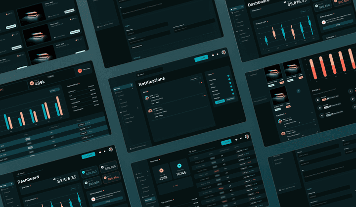 Ecommerce Web App Dashboard Template | Uizard