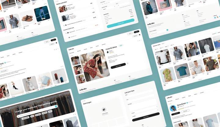 Marketplace Website Template | Marketplace Web Design | Uizard