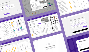 Enterprise E-learning Web App Template | Elearning Web App Design | Uizard