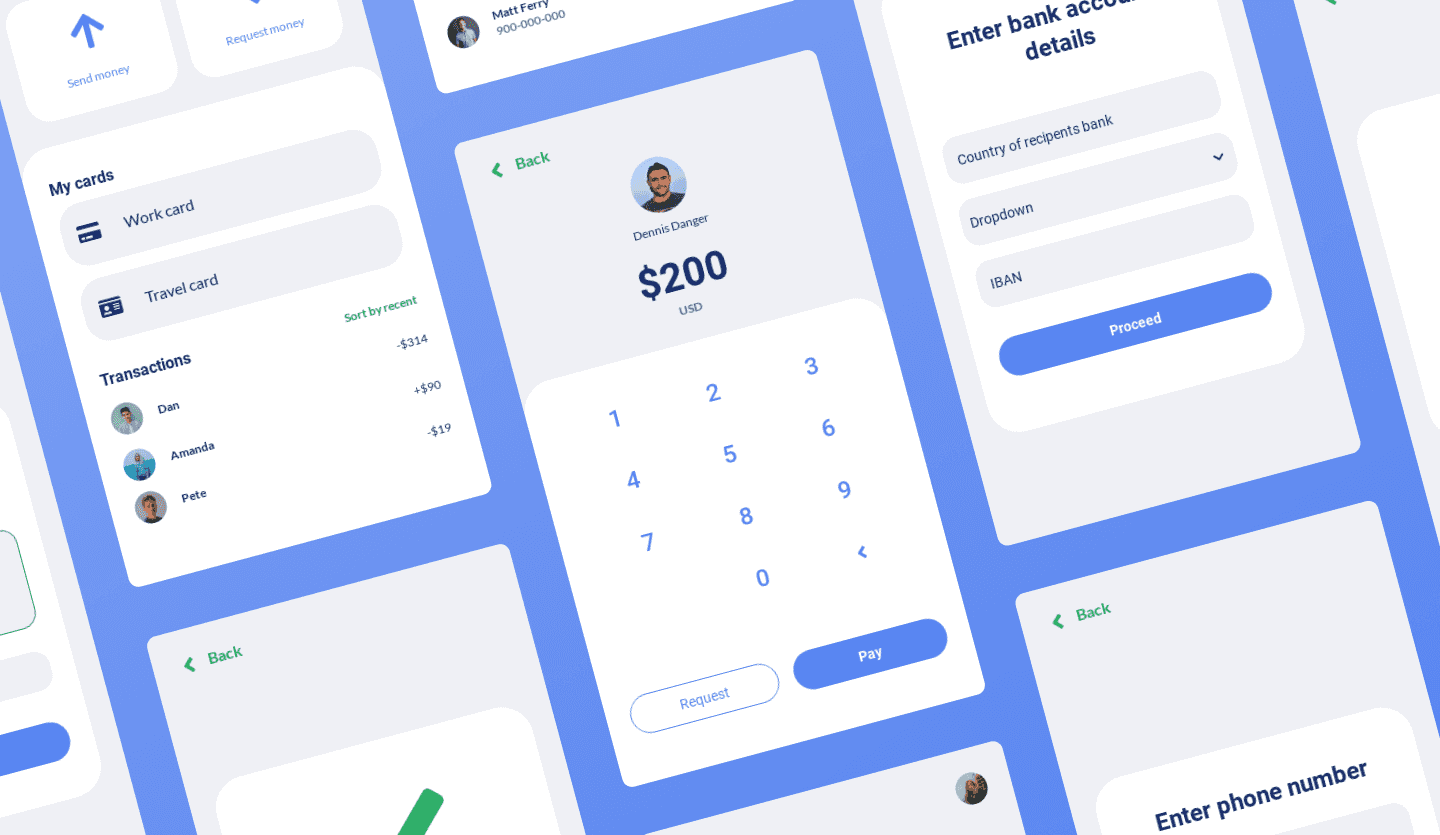 Cash App Template | Cash App Design | Uizard