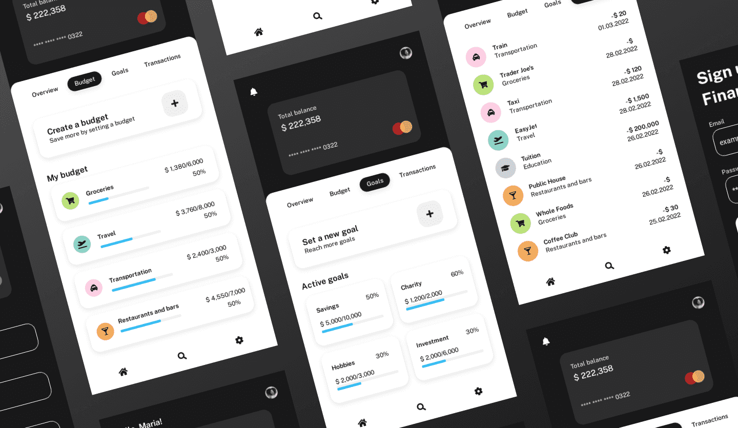 mobile budgeting app design summary