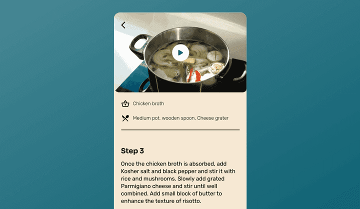 Recipe App Template | Recipe App UI Design | Uizard