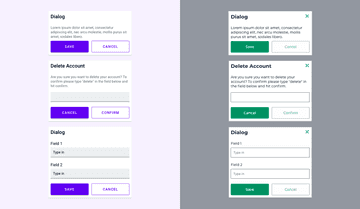 Dialog UI Components | Dialog Box UI | Uizard
