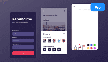 Notes App UI Design Template | Notes App Design | Uizard