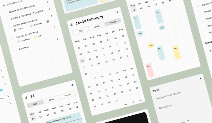 To Do List App UI Design Template | Uizard