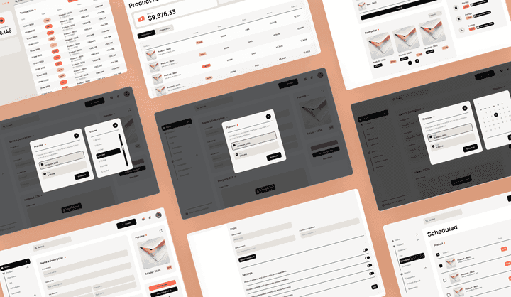 Ecommerce Dashboard Web App Template | Uizard