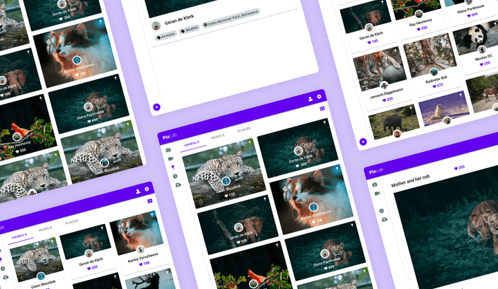 Material Design Lite App UI Template | Uizard