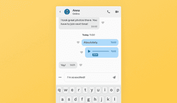 Chat App Template | Chat App UI Design Template | Uizard