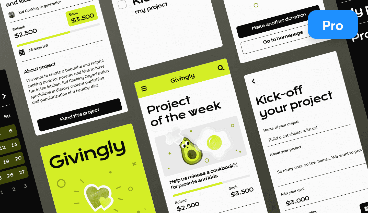crowdfunding mobile app design overview