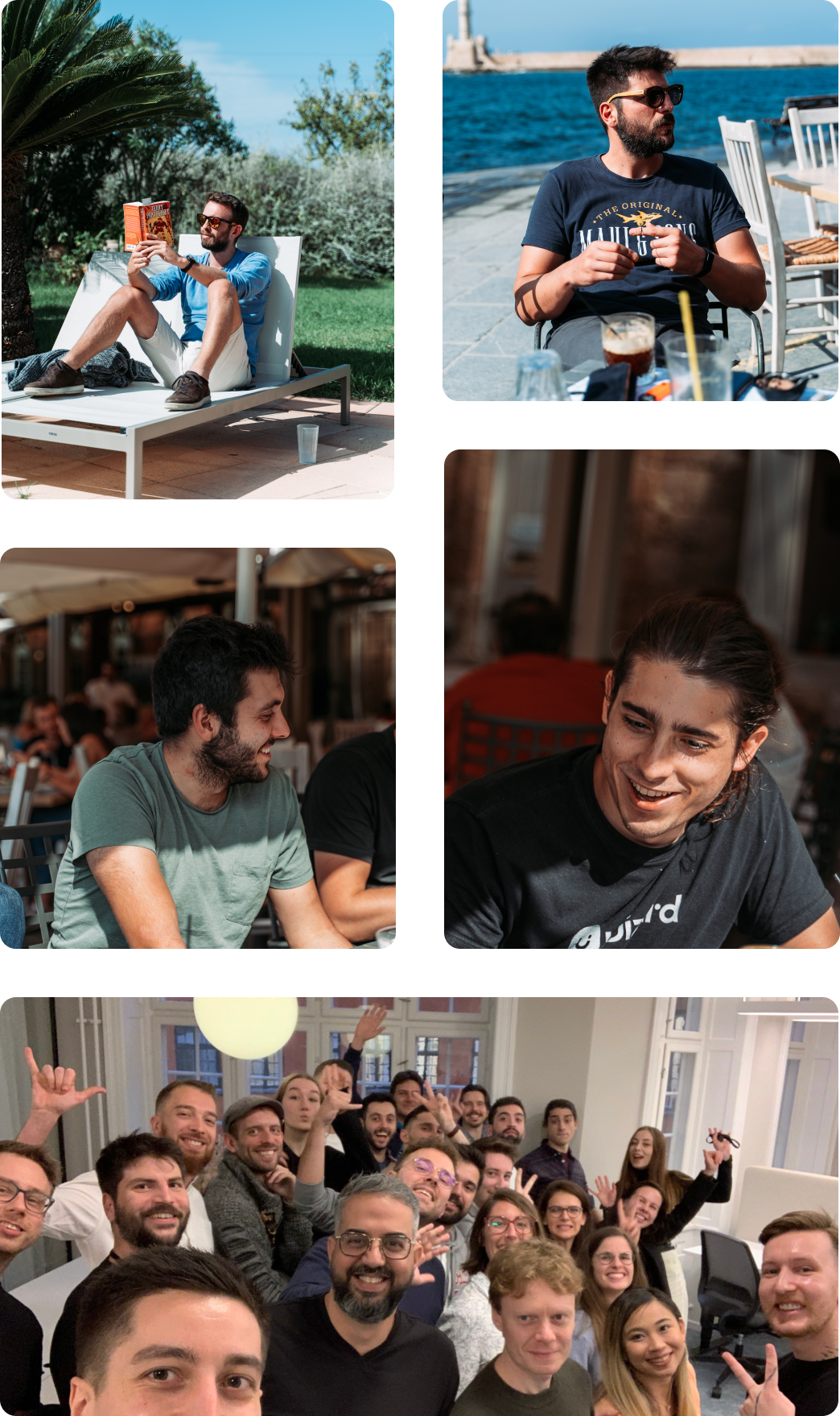 Picture of the Uizard team enjoying social activities